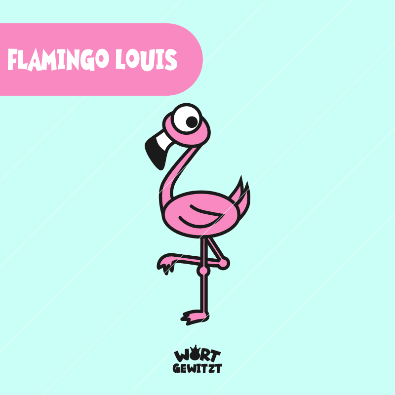 Plotterdatei Flamingo Louis