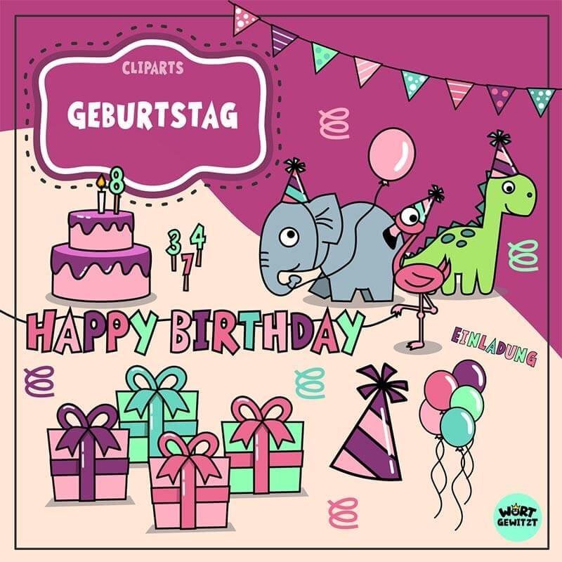 Cliparts Geburtstag