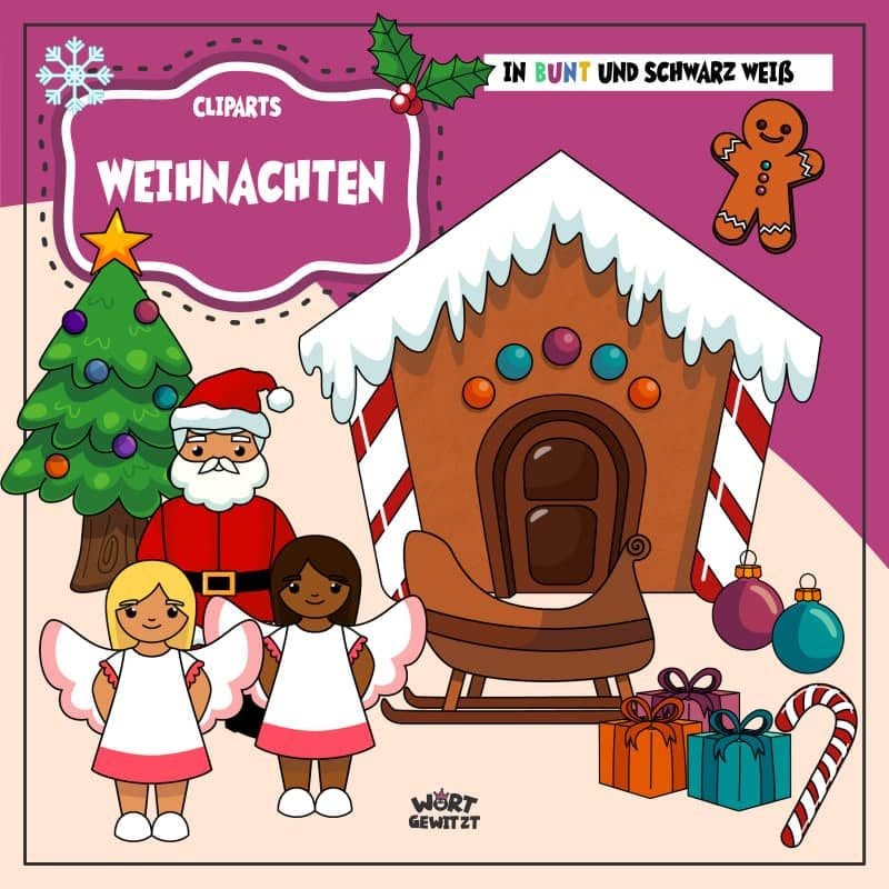 cliparts weihnachten lebkuchenhaus